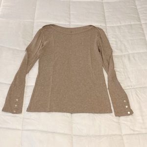 Women’s beige long sleeve shirt